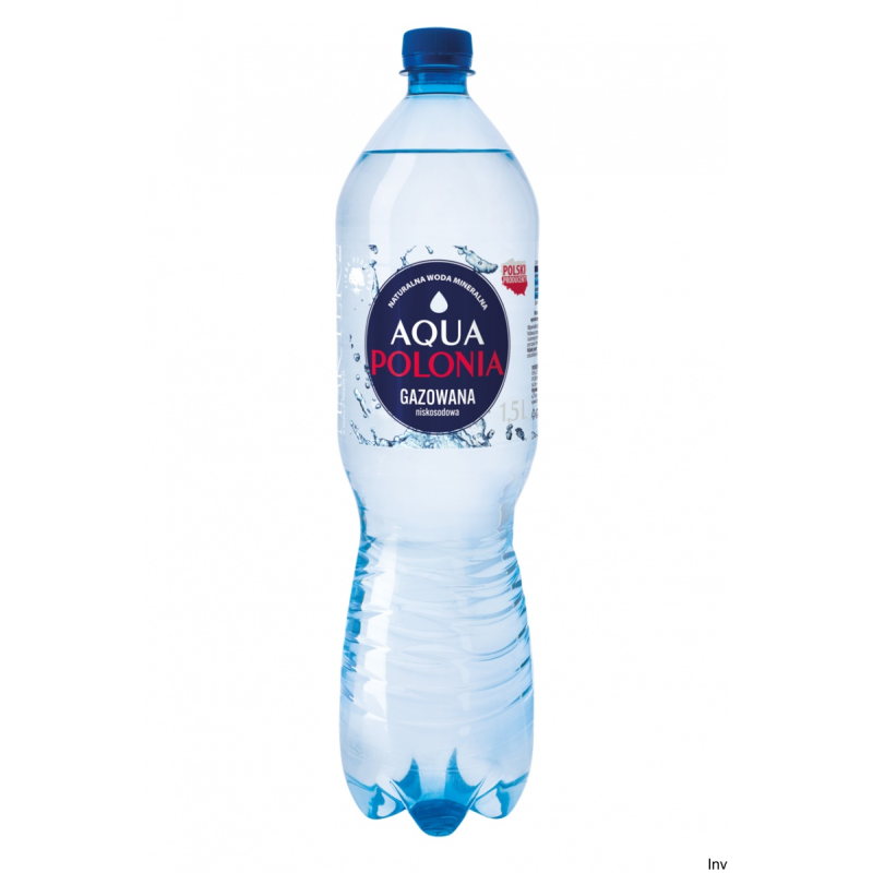 BEZ KAUCJI Woda AQUA POLONIA gazowana 1.5L zgrzewka 6 szt.