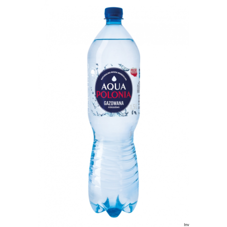 BEZ KAUCJI Woda AQUA POLONIA gazowana 1.5L zgrzewka 6 szt.
