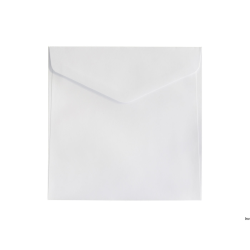 Koperta 160x160mm biała...