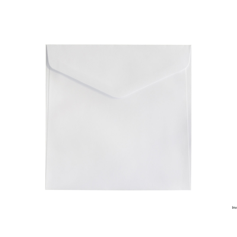 Koperta 160x160mm biała gładka 150g (10 sztuk) Galeria Papieru
