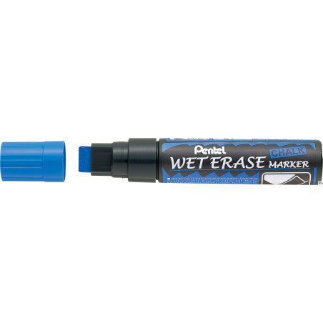Marker kredowy niebieski 10-15 mm PENTEL do szkła i gładkich powierzchni, 1 sztuka