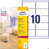 Etykiety przezroczyste Avery Zweckform Crystal Clear L7783-25 96 x 50,8 mm, 250 sztuk, A4