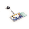 Etui na karty ID Durable HARTBOX na 2 karty z mechanizmem ściągającym 822419, 54 x 85 mm