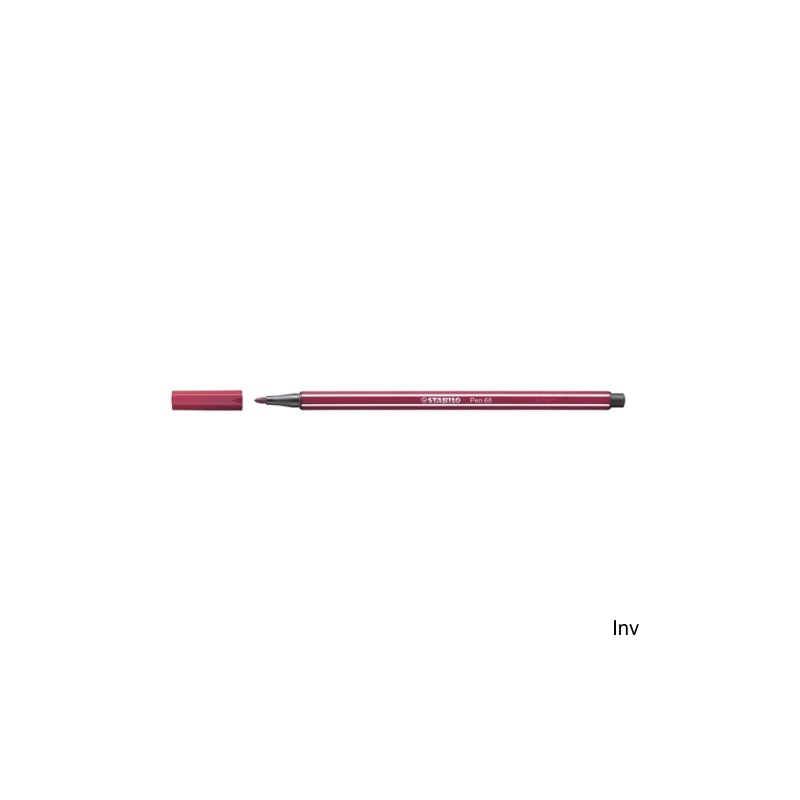 Flamaster STABILO PEN 68/19 purpurowy 1 mm, bezwonny tusz, odporność na zasychanie