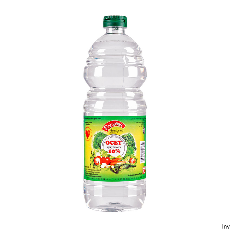Ocet spirytusowy 10% 1L PET do gotowania i czyszczenia