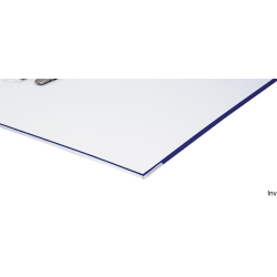 Segregator Office Products A4 55mm czarny z szyną, PP, 1,9mm, 1170gsm, z wymienną etykietą
