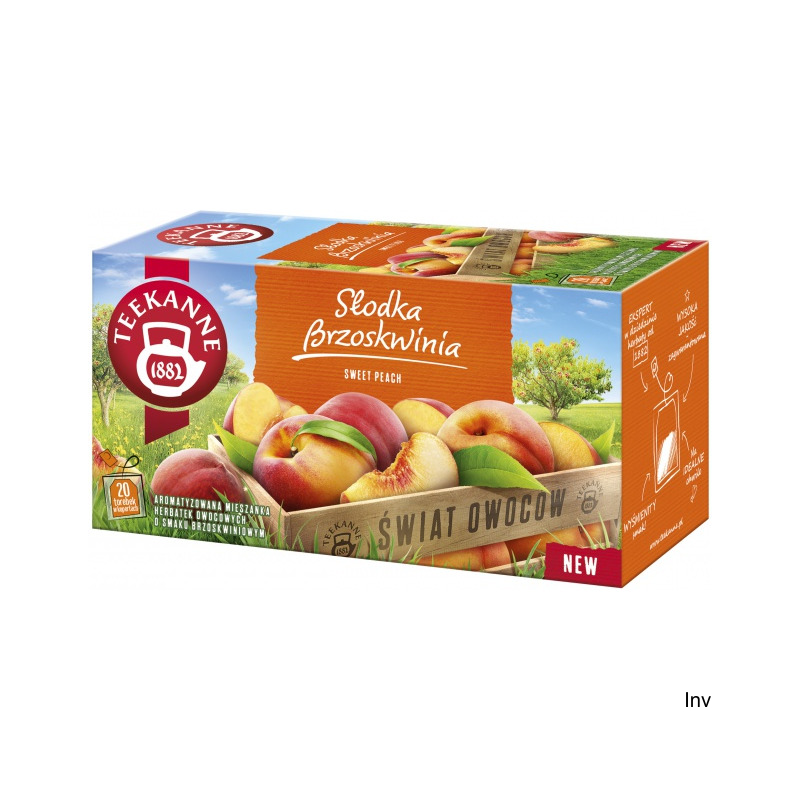 Herbata Teekanne World of Fruits Słodka Brzoskwinia 20 kopert