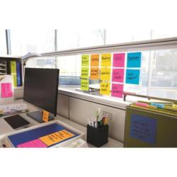 Karteczki samoprzylepne Post-it Super Sticky, CARNIVAL, 76x76mm, 6x90 kart.