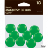 Magnesy magnetyczne 30 mm zielone 10 sztuk Grand
