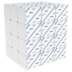 Papier toaletowy składany SCOTT Control, 2-warstwowy, 18,6x11cm, 36x250 listków, biały