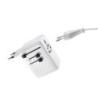 Adapter do ładowania TROIKA Worldwide Pull 35, biały