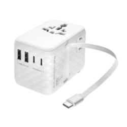 Adapter do ładowania TROIKA Worldwide Pull 35, biały