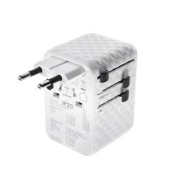 Adapter do ładowania TROIKA Worldwide Pull 35, biały