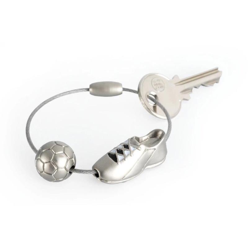 Brelok TROIKA Kick, metal, srebrny