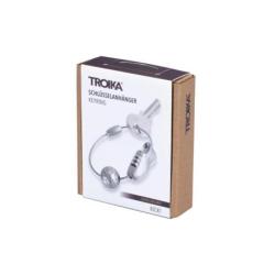 Brelok TROIKA Kick, metal, srebrny