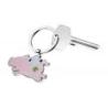 Brelok TROIKA Lucky Pig, emaliowany metal, różowy