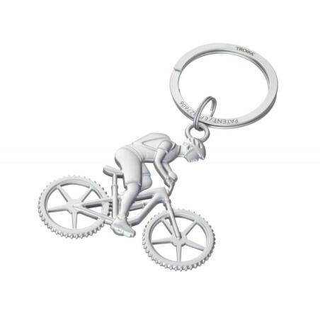 Brelok TROIKA Mountain Bike, metal, srebrny
