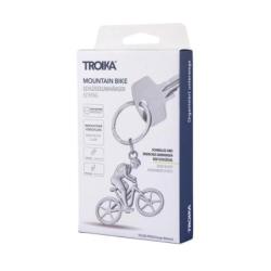 Brelok TROIKA Mountain Bike, metal, srebrny