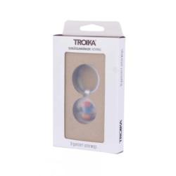 Brelok TROIKA Racing, chromowany, mix kolorów