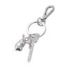 Brelok TROIKA Tiny Rabbit, metal, srebrny