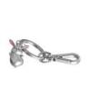 Brelok TROIKA Tiny Rabbit, metal, srebrny