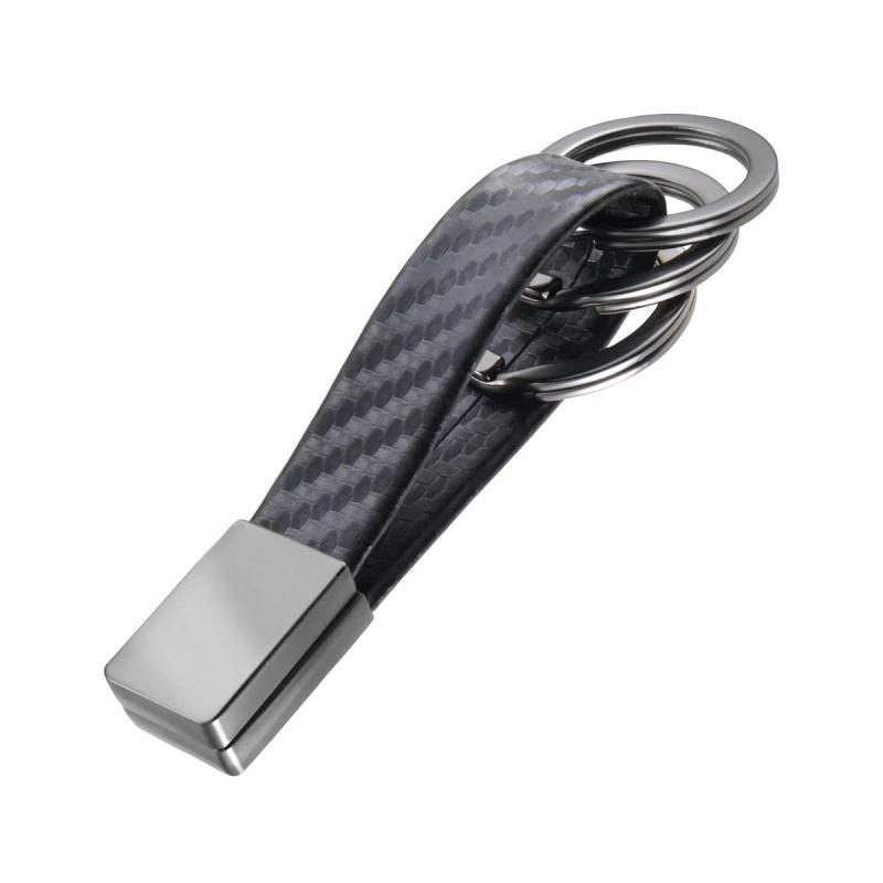 Brelok TROIKA Twister Carbon, czarny