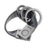 Brelok TROIKA Twister Carbon, czarny