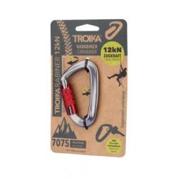 Brelok TROIKA Troikarabiner, czerwony