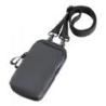 Etui na telefon TROIKA Black Smartbag na smyczy, czarne