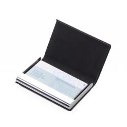 Etui na wizytówki TROIKA Marble Safe, system RFID, czarne