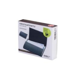 Etui na wizytówki TROIKA Sophisticase, system RFID, czarne