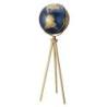 Globus TROIKA Sputnik, na stojaku, śr. 43 cm, wys. 1,40 m, niebiesko-złoty