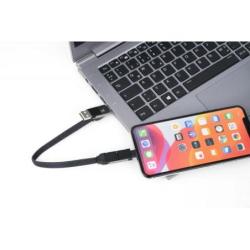 Kabel ładujący TROIKA Practicable, czarny
