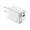 TROIKA Ładowarka Power Pull 35W z kablem USB-C, biały