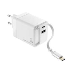 TROIKA Ładowarka Power Pull 35W z kablem USB-C, biały