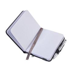Notes A7 z długopisem TROIKA Lilipad + Liliput, żółty