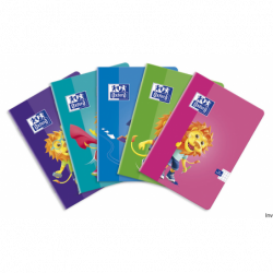 Zeszyt A5 32 kartki linia podwójna Oxford LION 400106955