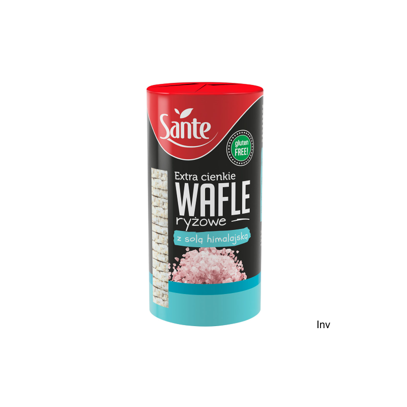Wafle ryżowe z solą himalajską extra cienkie 110g SANTE