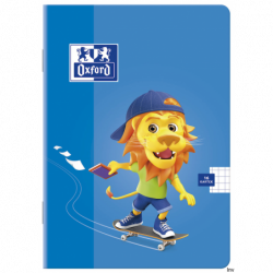 Zeszyt A5 32 kartki linia podwójna Oxford LION 400106955