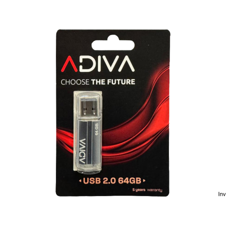 Pendrive Adiva 64GB czarny USB 2.0