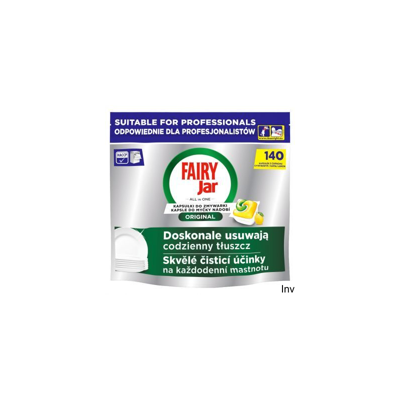 Fairy Kapsułki do zmywarki Professional Lemon 140 sztuk