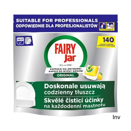 Fairy Kapsułki do zmywarki Professional Lemon 140 sztuk