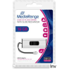 Pendrive MediaRange 16GB USB 3.2 Gen 1 srebrno-czarny z możliwością zawieszenia, MR915
