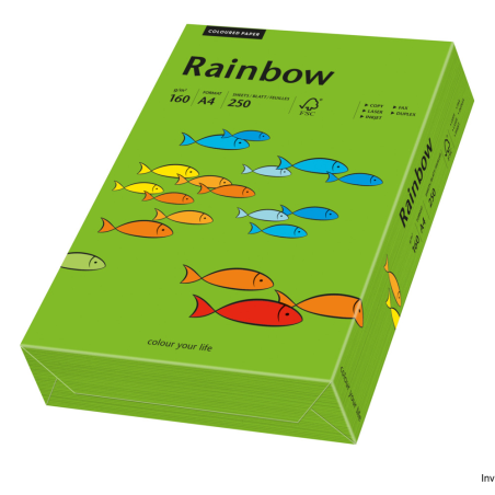 Papier A4 160g zielony R78 Rainbow