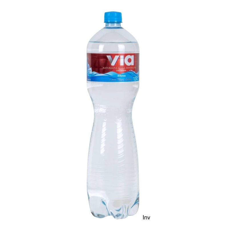 Woda gazowana VIA 1.5l bez kaucji, zgrzewka 6 sztuk