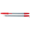 Długopis Office Products 1,0mm czerwony z wymiennym wkładem