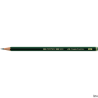 Ołówek grafitowy Faber-Castell Castell 9000 5H zielony 6-kątny do rysowania i szkicowania