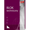 Blok techniczny A4 10 arkuszy kolorowych MIX Unipap