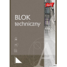 Blok techniczny A4 10 arkuszy kolorowych MIX Unipap