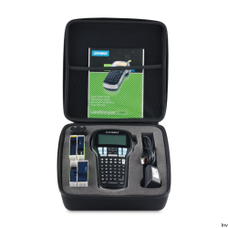 Dymo LabelManager 420P przenośna drukarka etykiet z walizką, zestaw akumulatorowy i 4 rolki etykiet D1